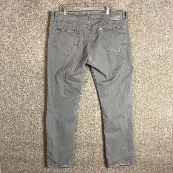 AG Adriano Goldschmied Everett Jeans Mens 40 x 32 Gray Slim Straight Cloud Soft - Picture 10 of 11